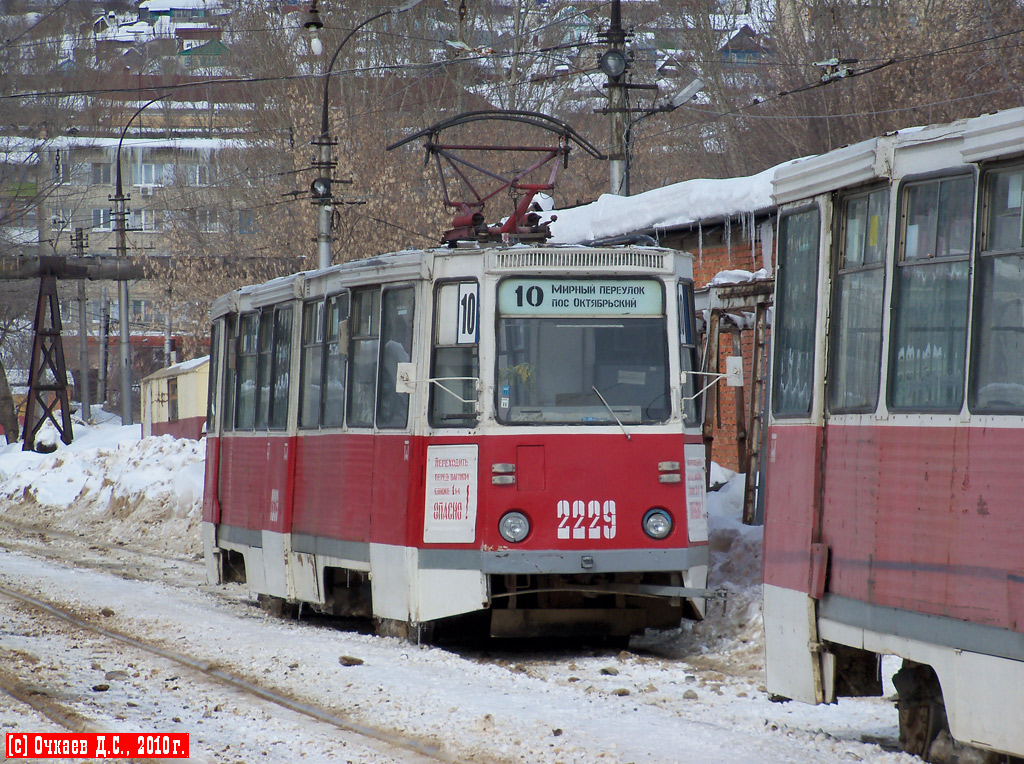 Саратов, 71-605 (КТМ-5М3) № 2229 Саратов, 71-605 (КТМ-5М3) № 2229