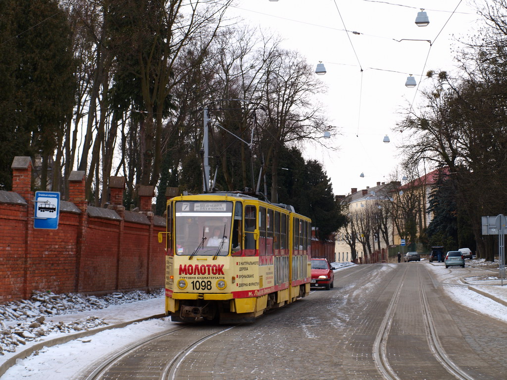 Львов, Tatra KT4SU № 1098