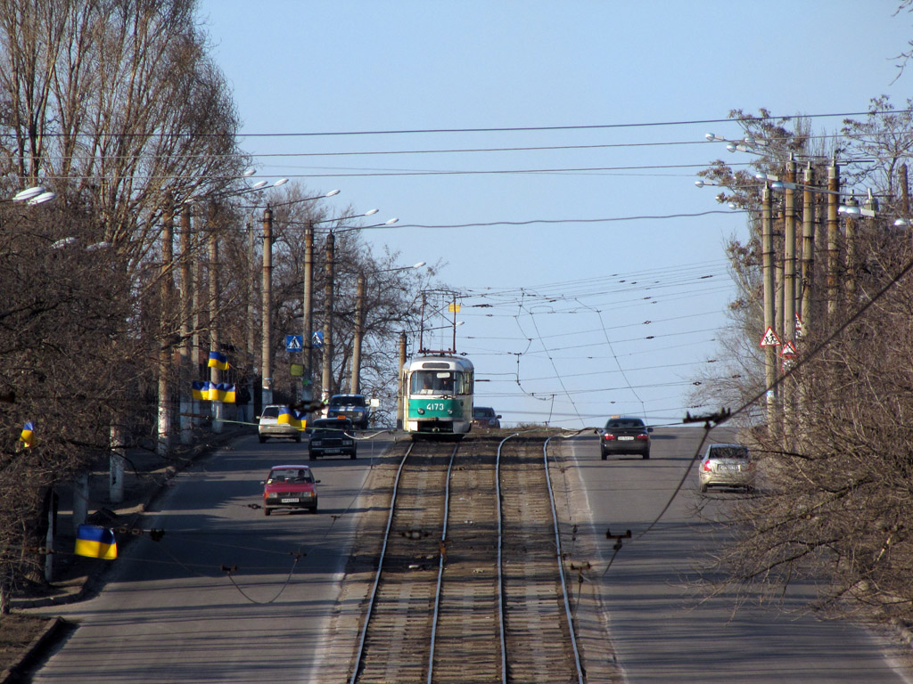 Донецк, Tatra T3SU (двухдверная) № 4173
