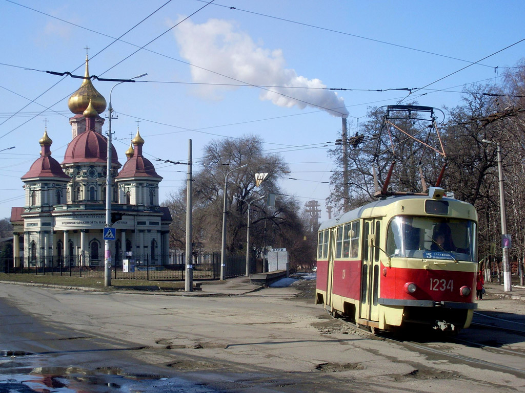 第聂伯罗, Tatra T3SU # 1234; 第聂伯罗 — Tram network — right-bank part