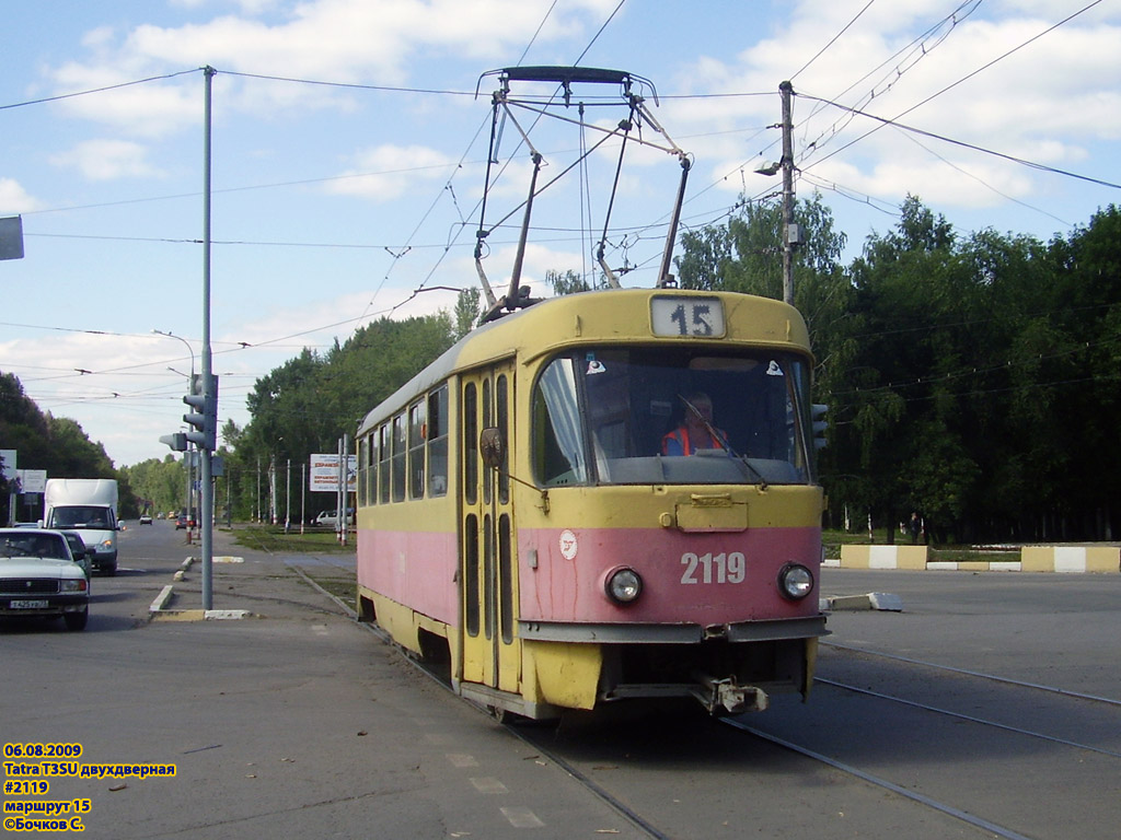 Ульяновск, Tatra T3SU (двухдверная) № 2119