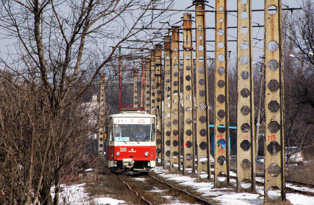Донецк, Татра-Юг Т6Б5 № 3001