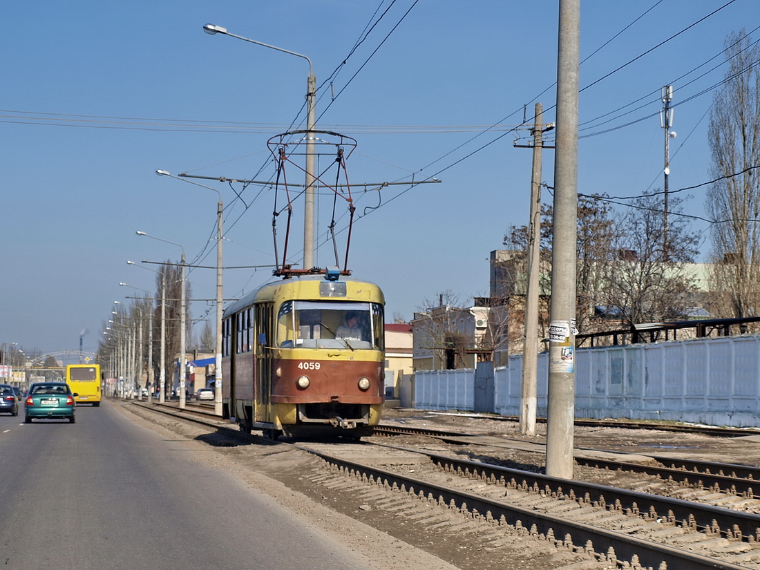 Одесса, Tatra T3SU № 4059; Одесса — Трамвайные линии: Пересыпь → Центролит