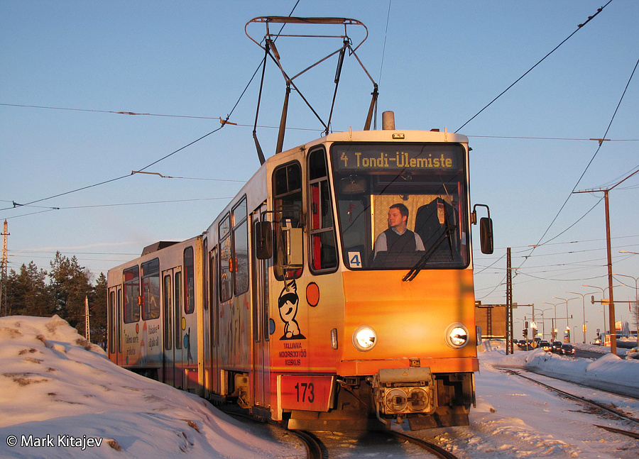 Таллин, Tatra KT4D № 173