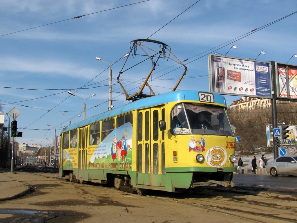 Харків, Tatra T3SU № 3063