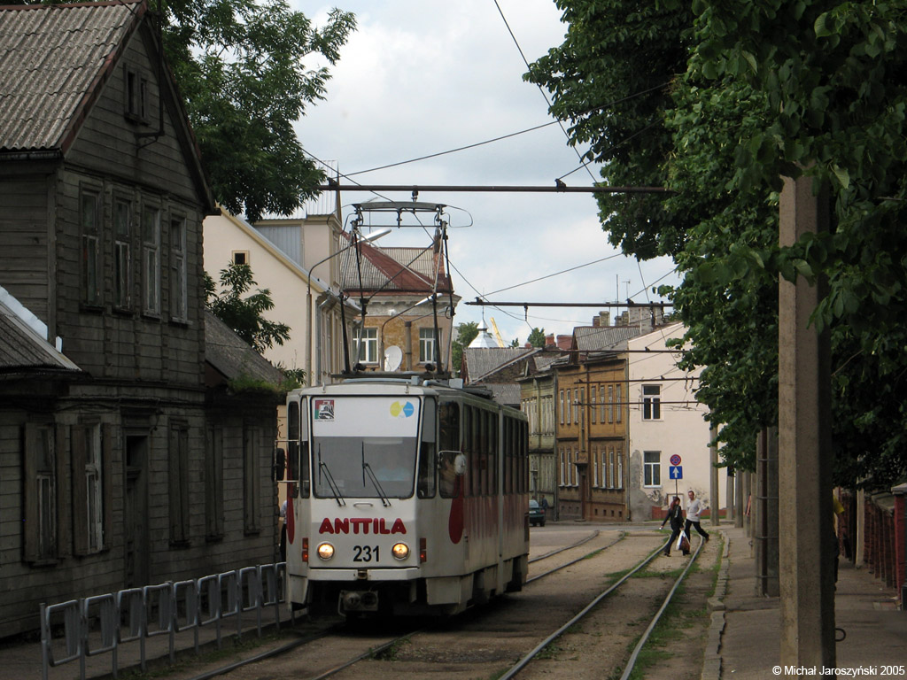 Лиепая, Tatra KT4SU № 231