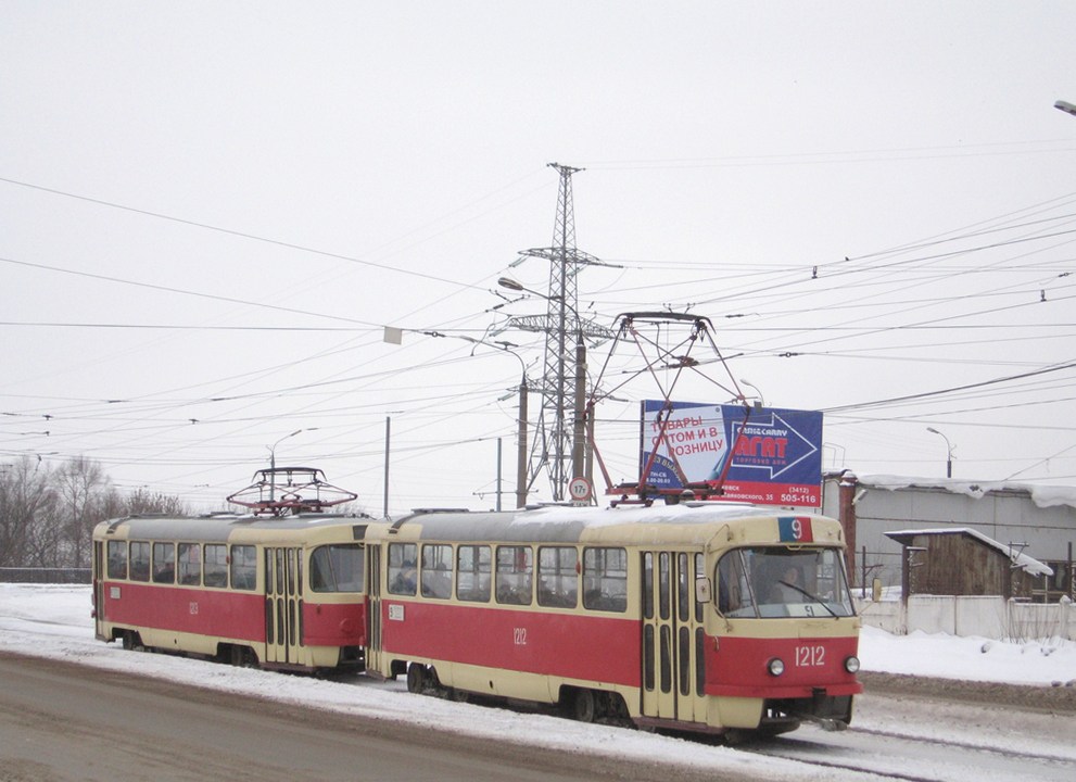 Ижевск, Tatra T3SU (двухдверная) № 1212