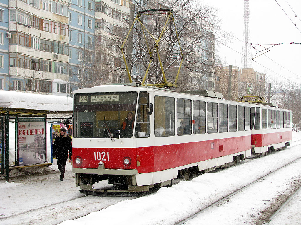 Самара, Tatra T6B5SU № 1021