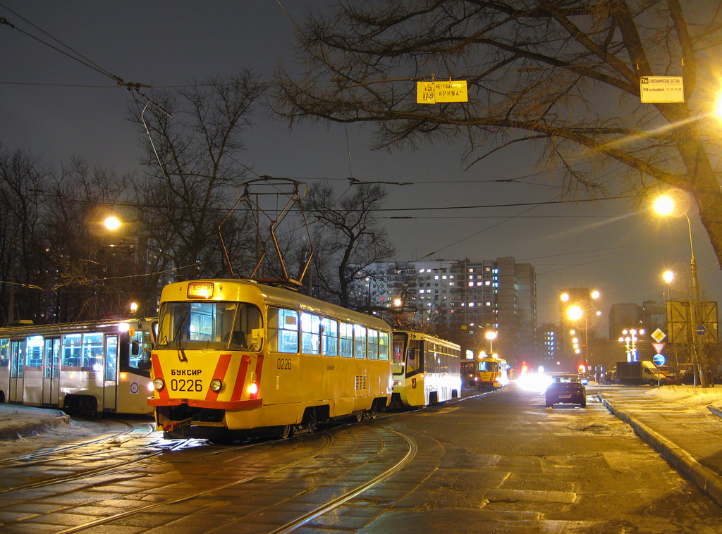 Москва, Tatra T3SU № 0226