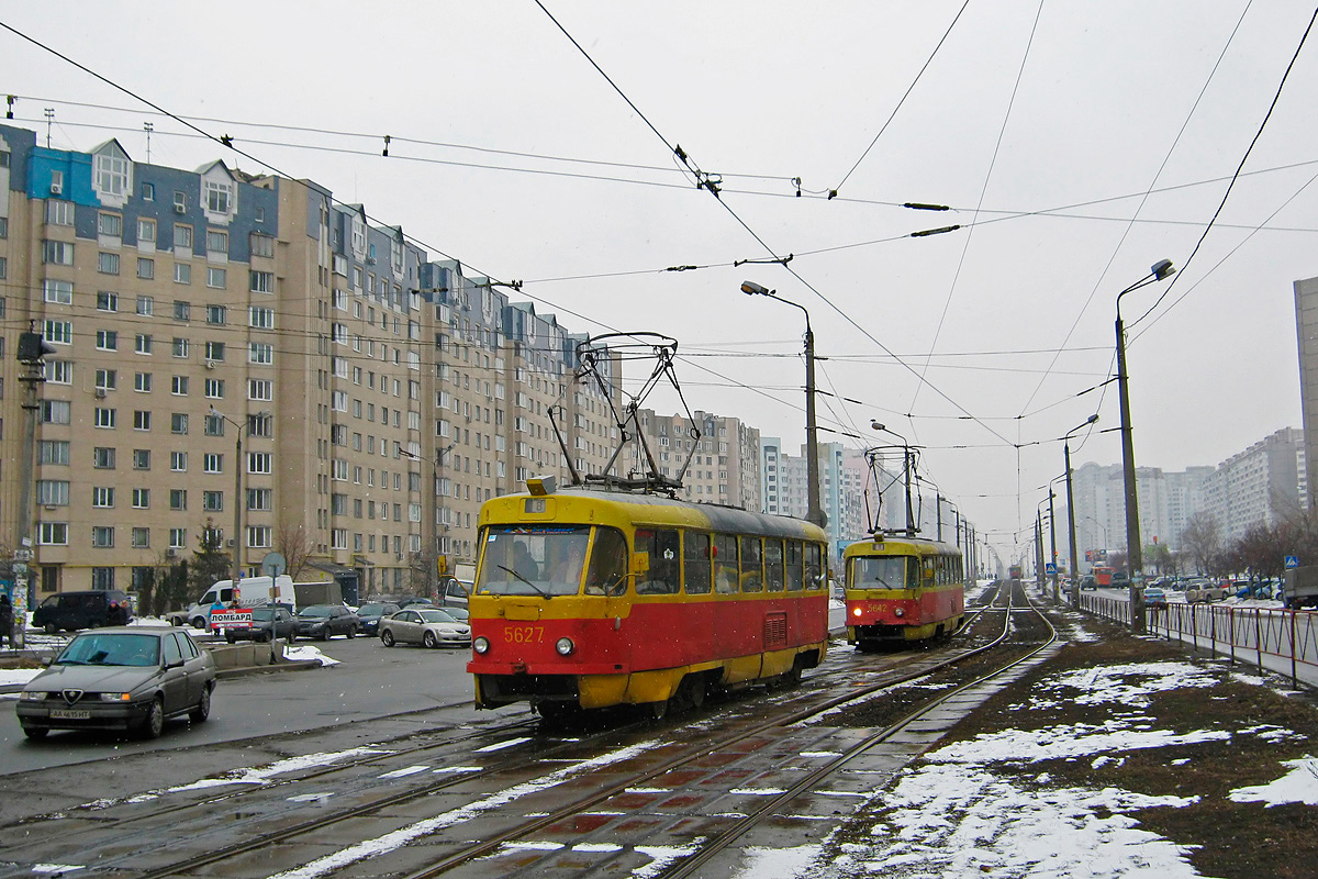 Киев, Tatra T3SU № 5627