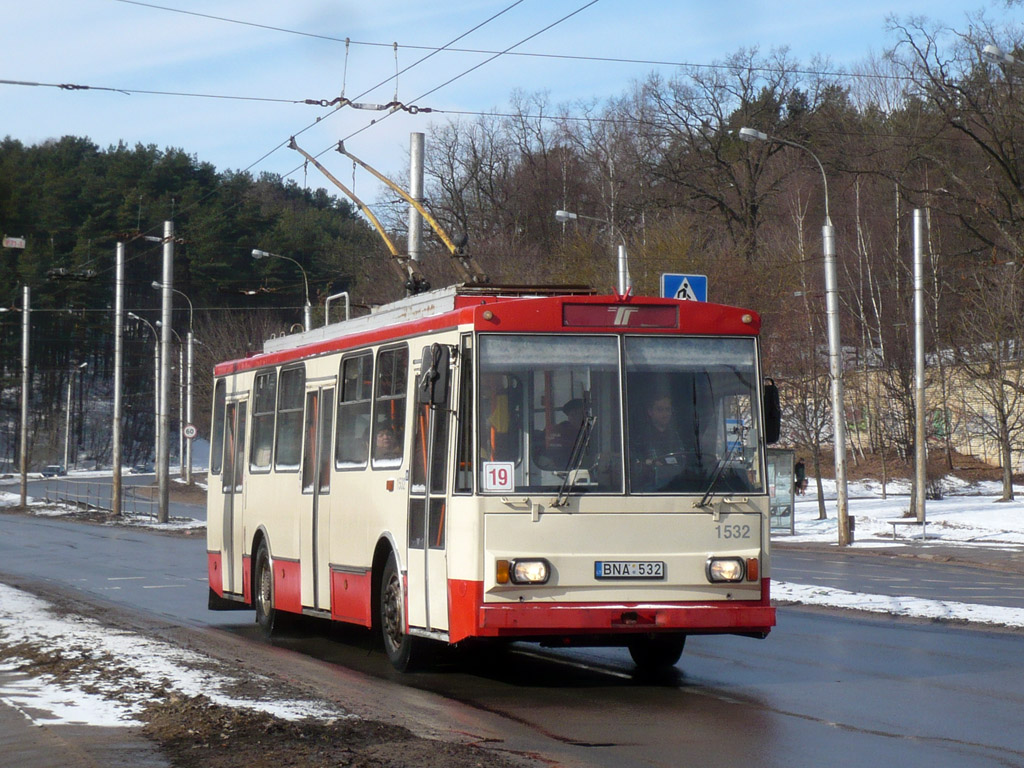 Вильнюс, Škoda 14Tr89/6 № 1532