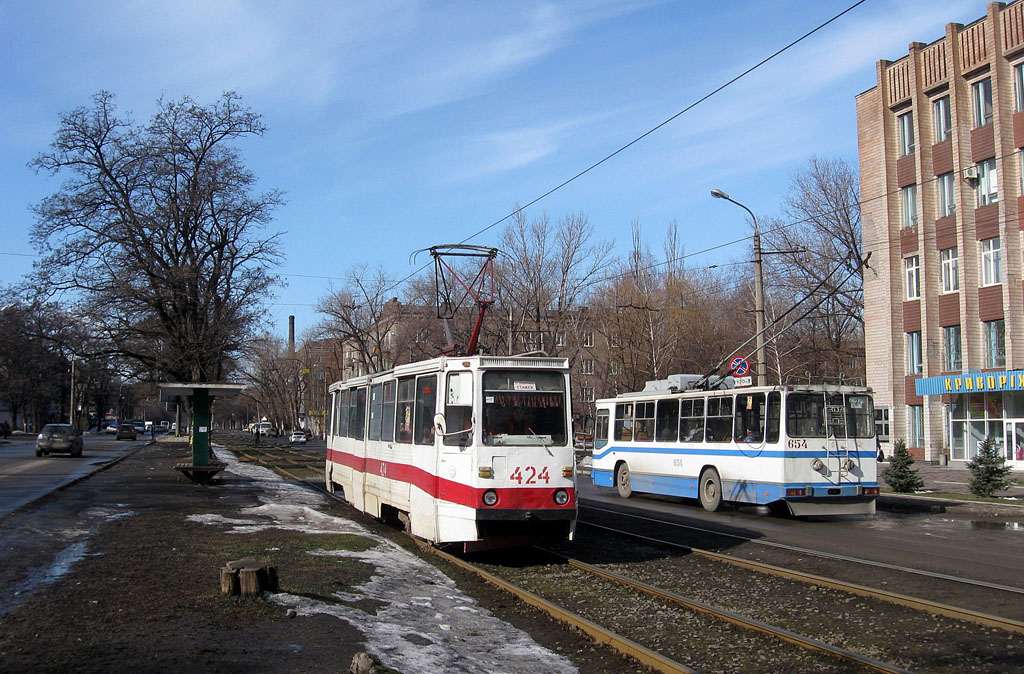 Кривой Рог, 71-605 (КТМ-5М3) № 424