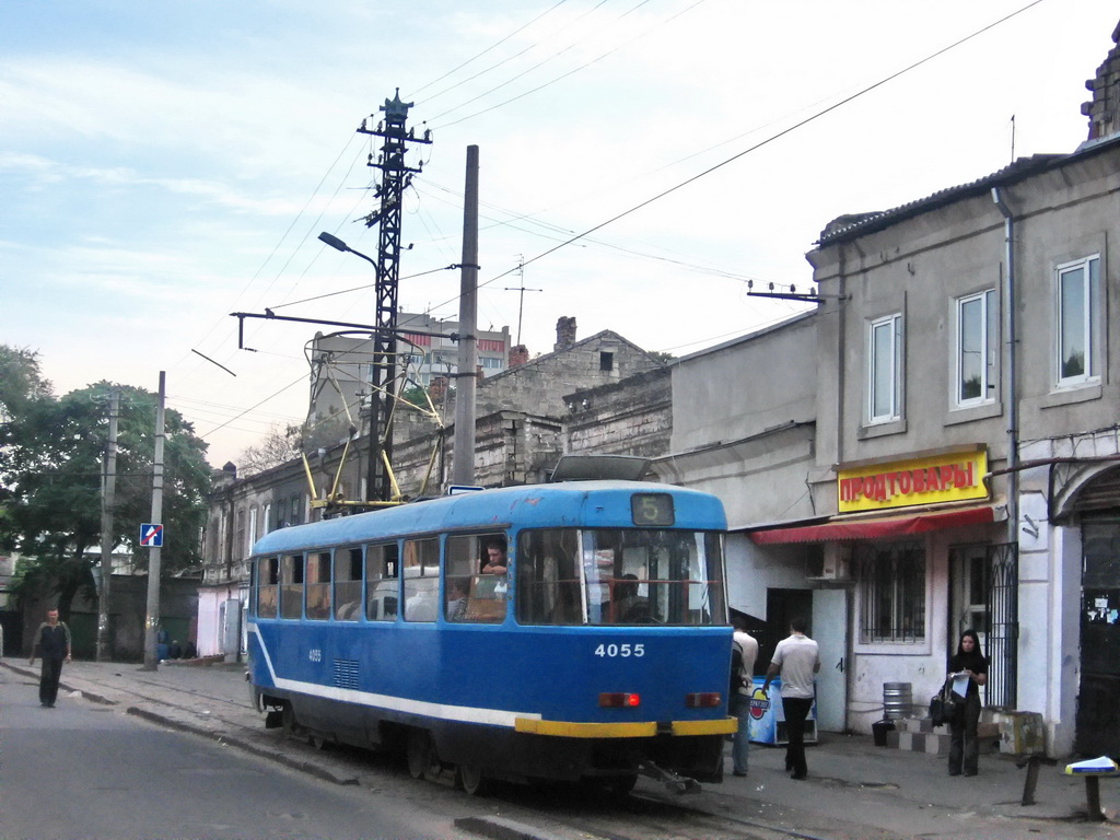 Одесса, Tatra T3R.P № 4055