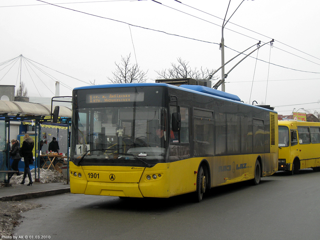 Киев, ЛАЗ E183D1 № 1901 Киев, ЛАЗ E183D1 № 1901