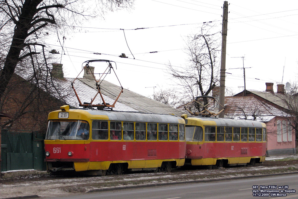 Charków, Tatra T3SU Nr 661