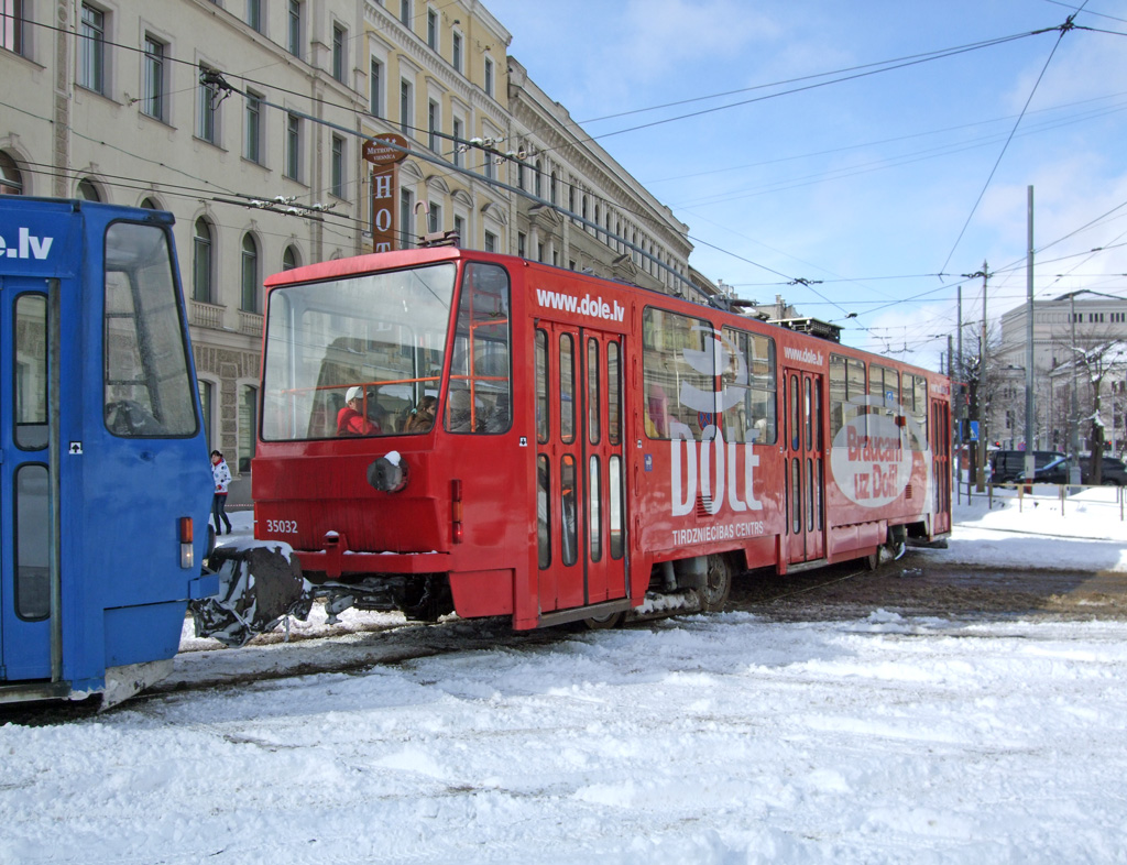 Рига, Tatra T3MR (T6B5-R) № 35032