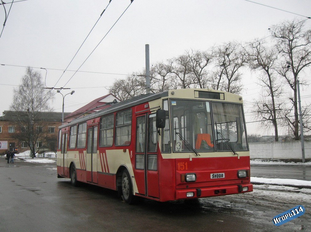 Ровно, Škoda 14Tr08/6 № 151