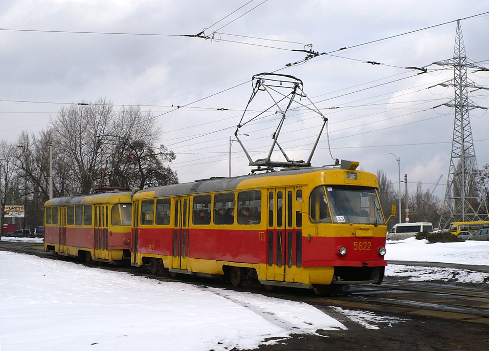 Киев, Tatra T3SU № 5622