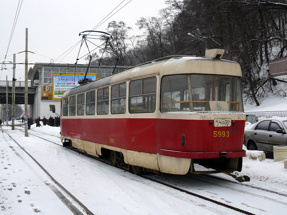 Kijev, Tatra T3SU Br. 5993; Kijev — Tramway lines: Closed lines