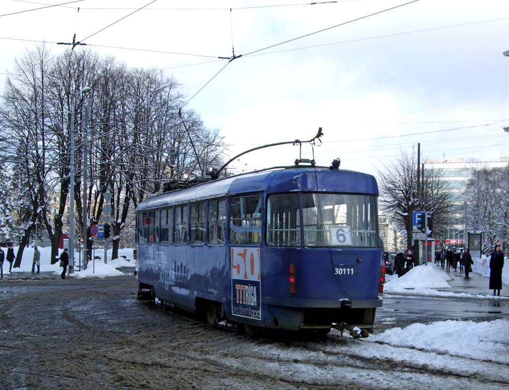 Рига, Tatra T3A № 30111