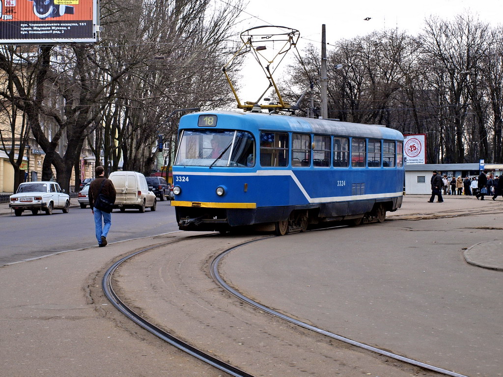 Одесса, Tatra T3R.P № 3324