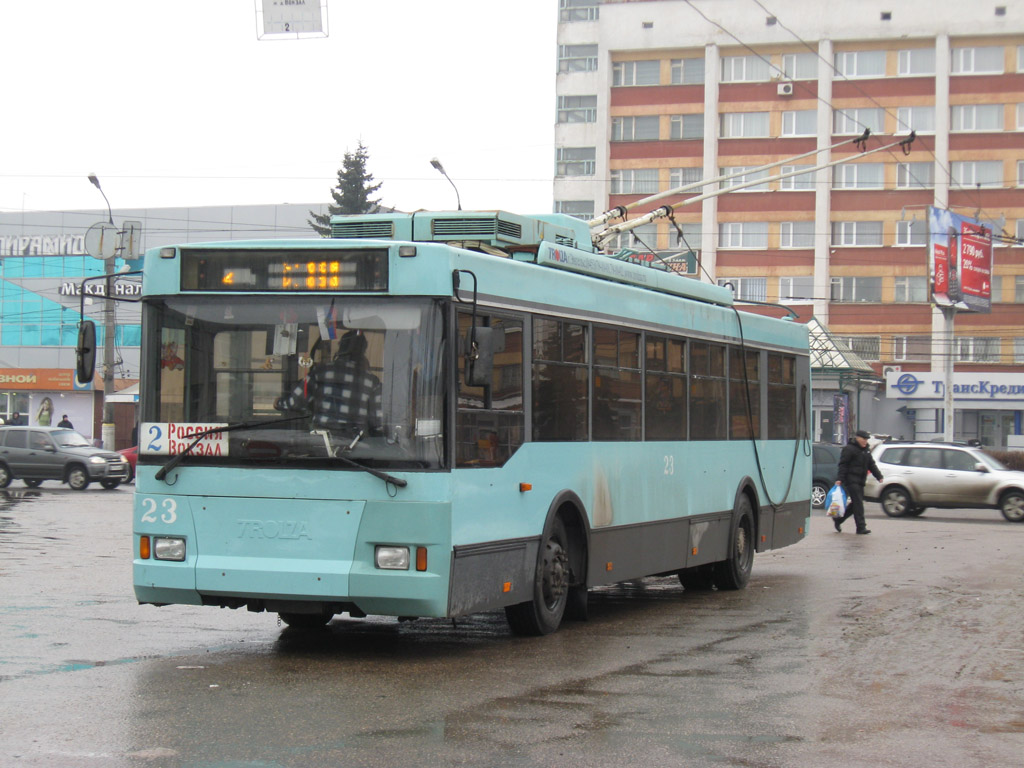 Тверь, Тролза-5275.05 «Оптима» № 23; Тверь — Троллейбусные конечные станции и разворотные кольца