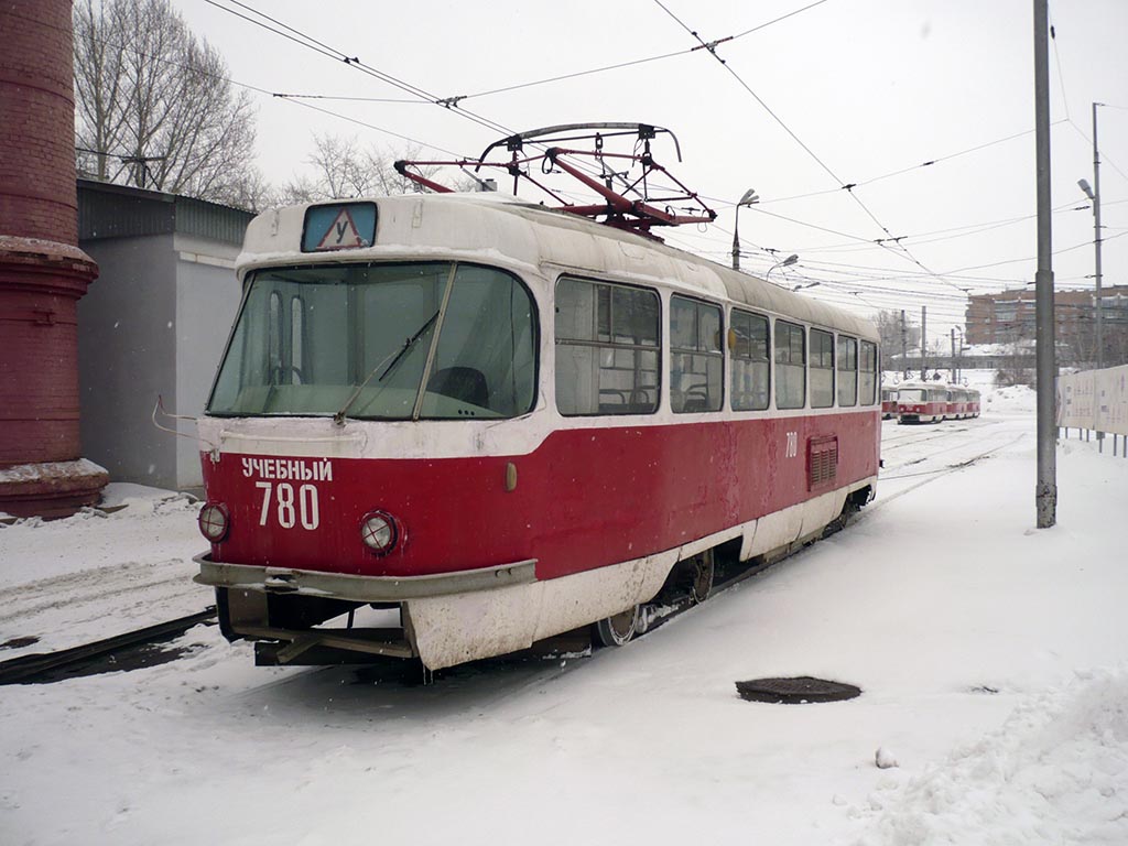 Самара, Tatra T3SU (двухдверная) № 780; Самара — Городское трамвайное депо