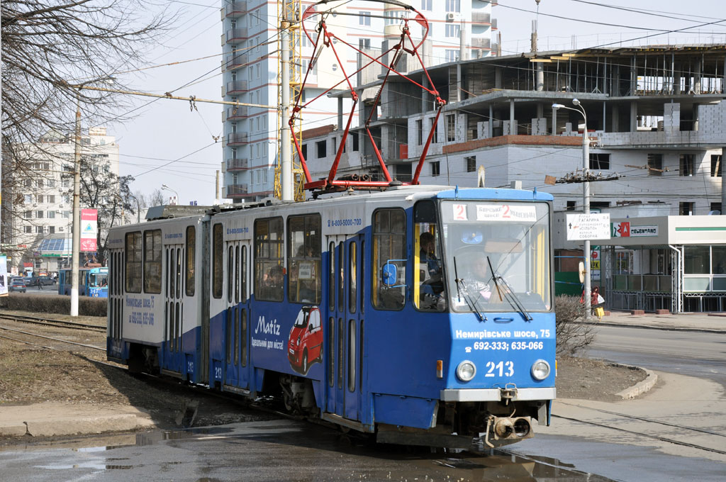 Винница, Tatra KT4SU № 213