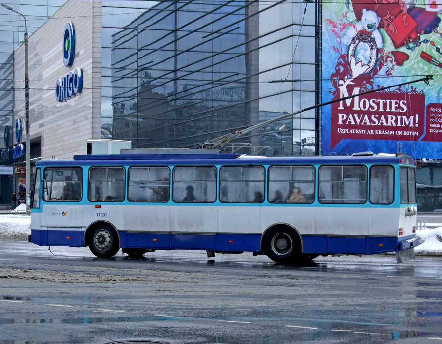 Рига, Škoda 14Tr89/6 № 11201