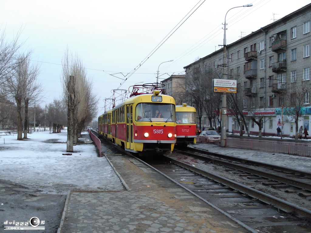 Волгоград, Tatra T3SU № 5815; Волгоград, Tatra T3SU № 5770; Волгоград, Tatra T3SU № 5769; Волгоград, Tatra T3SU № 5732