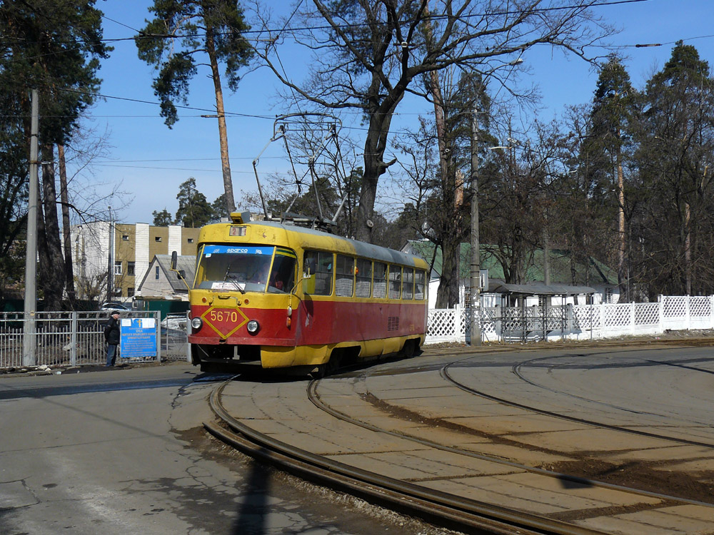 Киев, Tatra T3SU № 5670