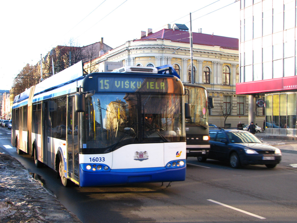 Рига, Solaris Trollino II 18 Ganz № 16033