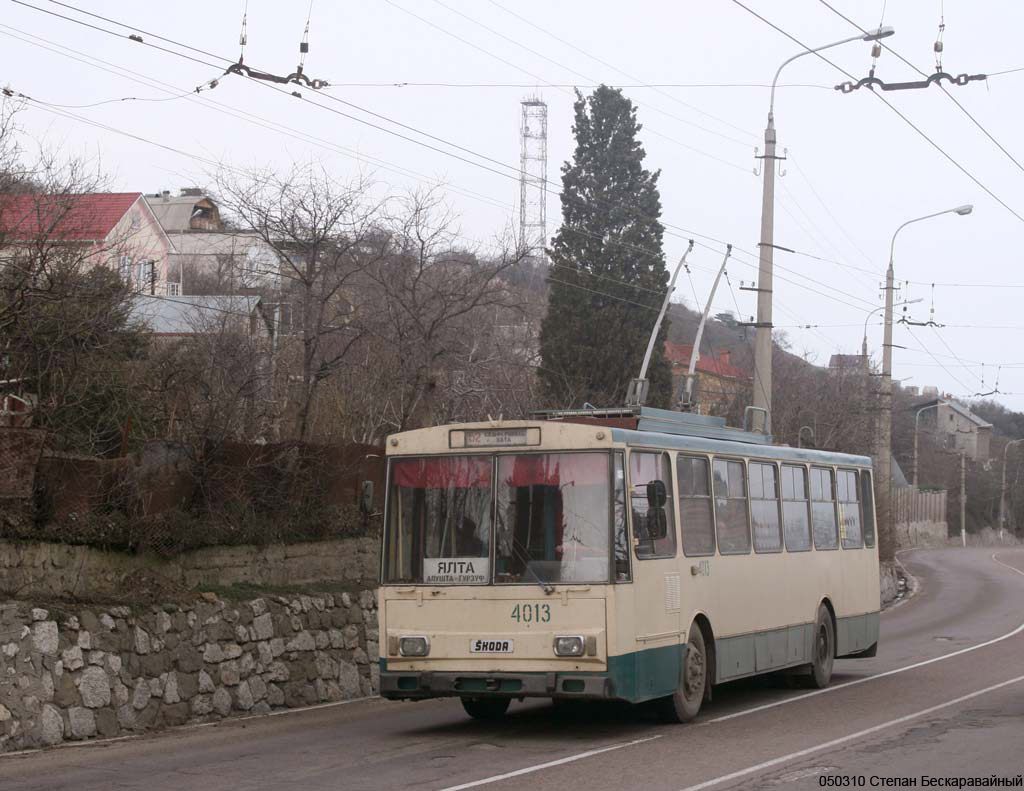 Крымский троллейбус, Škoda 14Tr11/6 № 4013