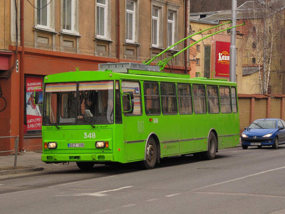 Каунас, Škoda 14Tr13/6 № 348