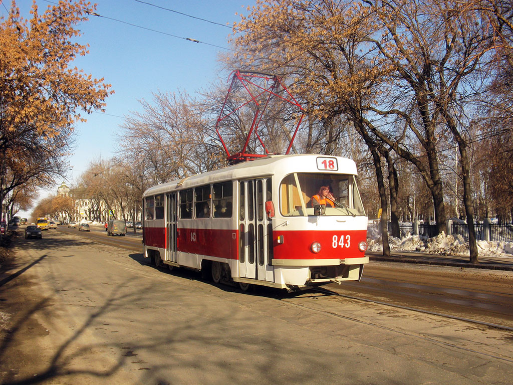 Самара, Tatra T3SU № 843