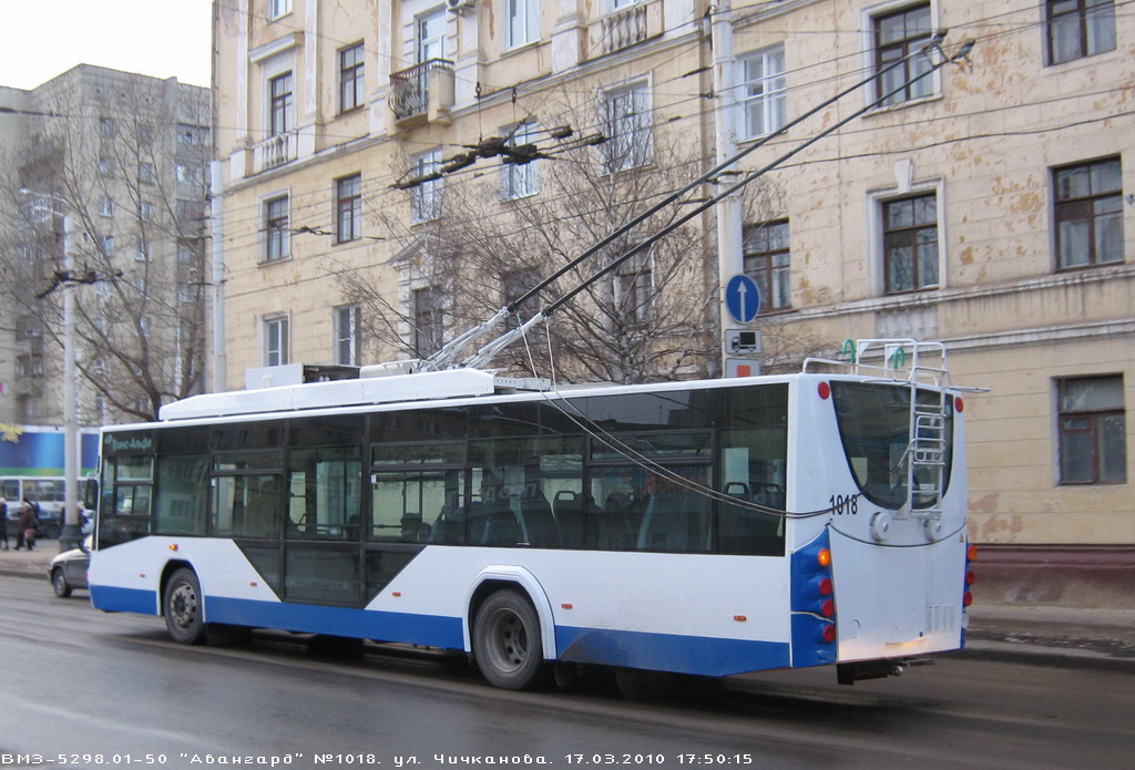 Тамбов, ВМЗ-5298.01 «Авангард» № 1018
