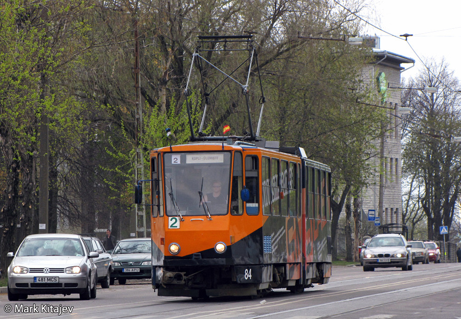 Таллин, Tatra KT4SU № 84