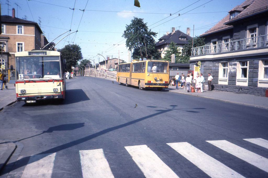 Веймар, Škoda 14Tr01 № 8000; Веймар — Старые фотографии — Троллейбус