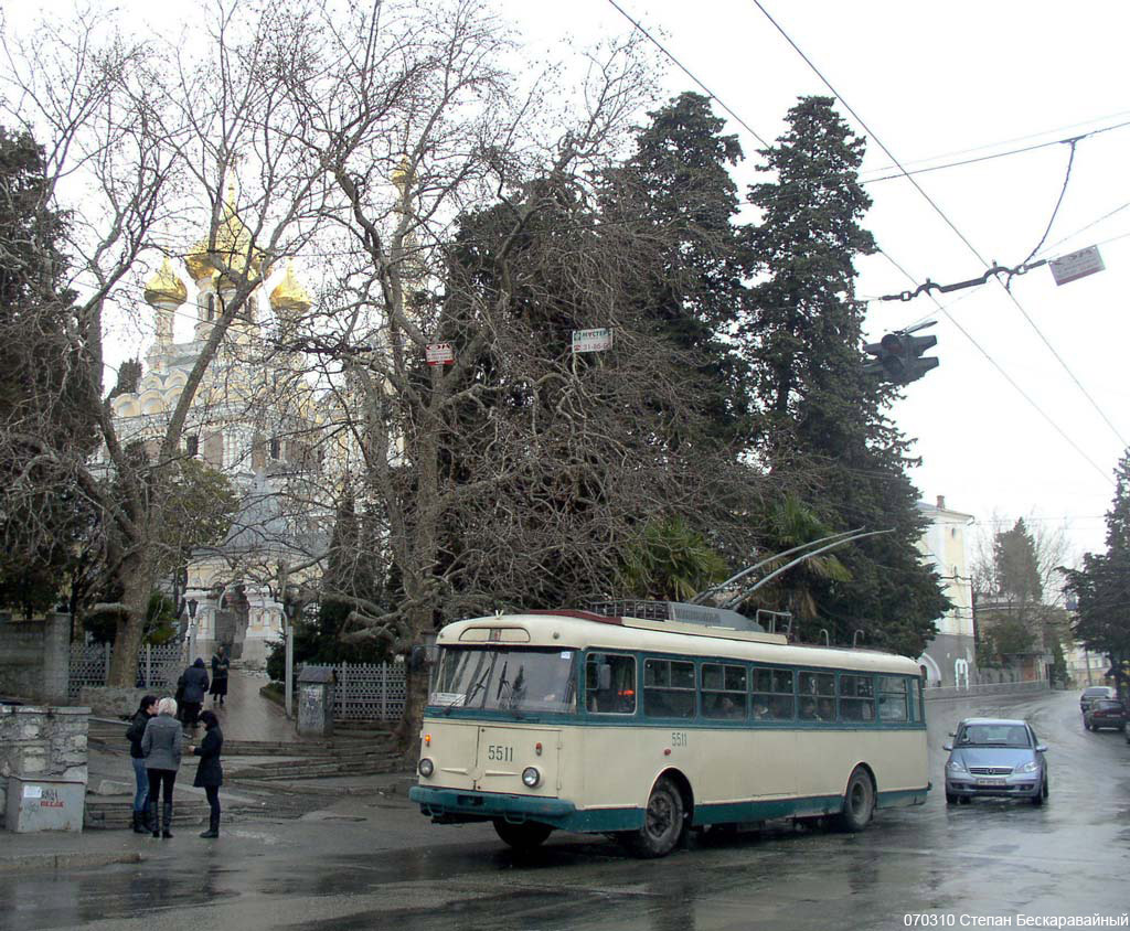Крымский троллейбус, Škoda 9Tr19 № 5511