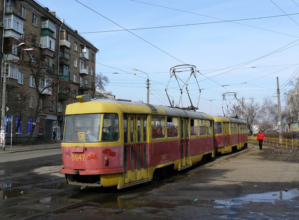 Киев, Tatra T3SU № 5647