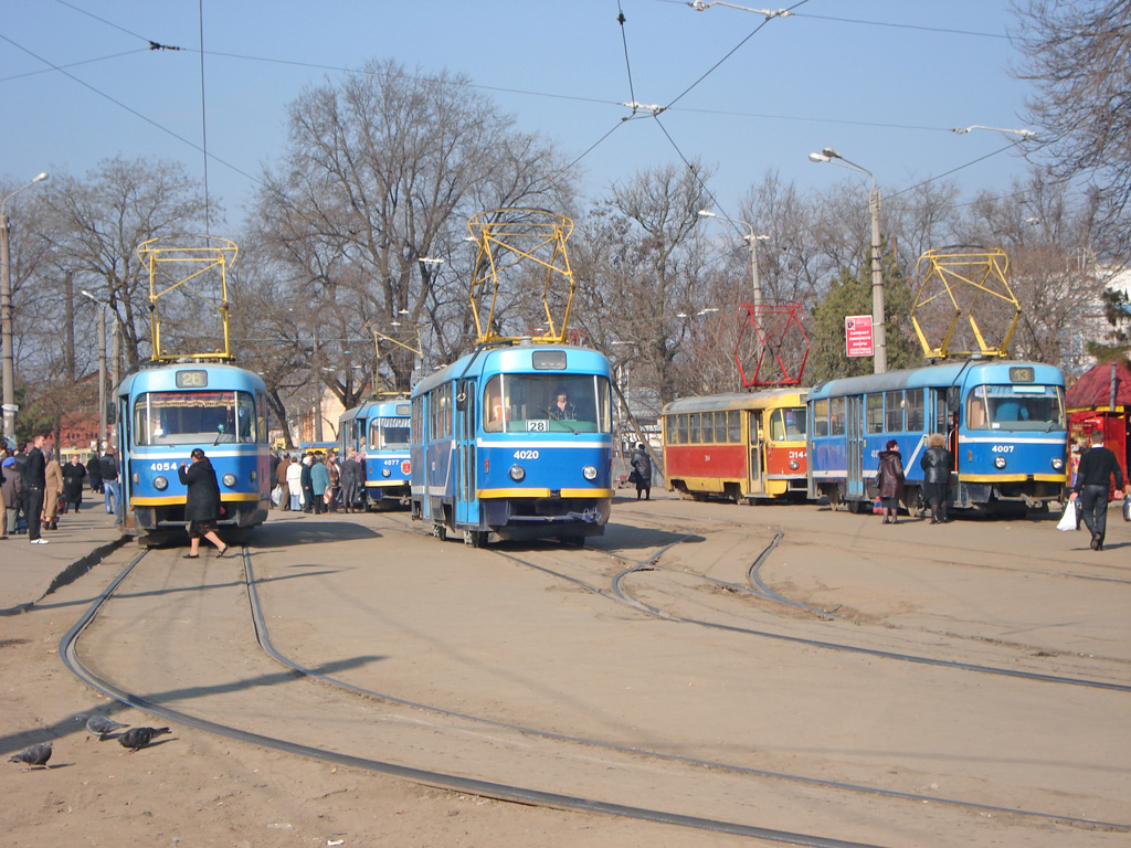Одесса, Tatra T3R.P № 4020; Одесса — Конечные станции