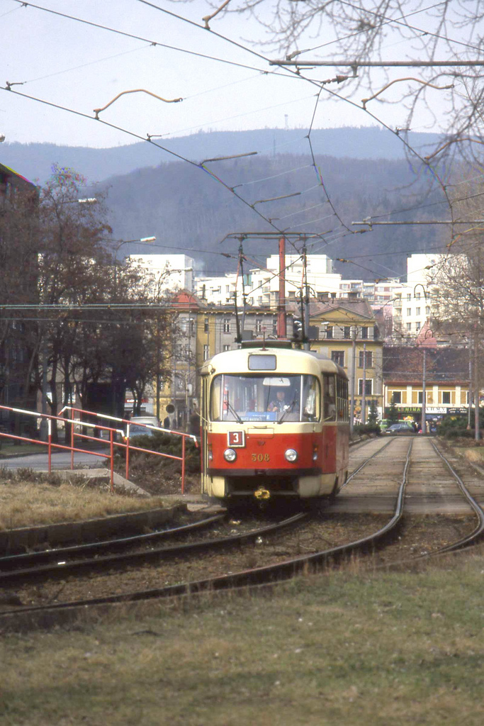 Мост ― Литвинов, Tatra T3SUCS № 308
