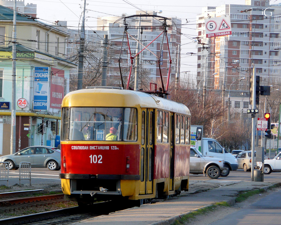 Краснодар, Tatra T3SU № 102