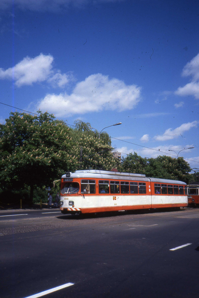 Лодзь, Duewag GT6 № 4040; Лодзь — Старые фотографии