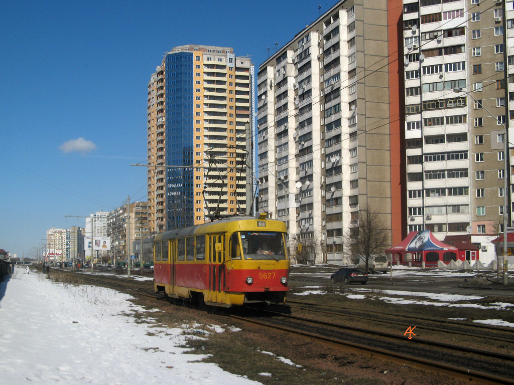 Киев, Tatra T3SU № 5627