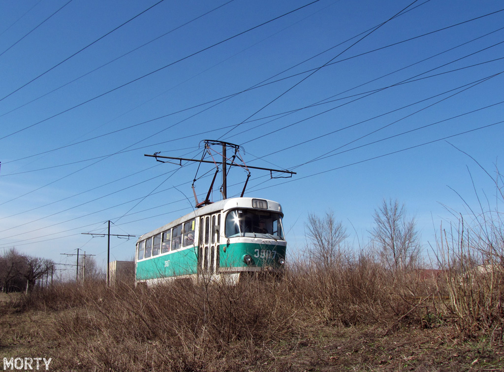 Донецк, Tatra T3SU (двухдверная) № 3907