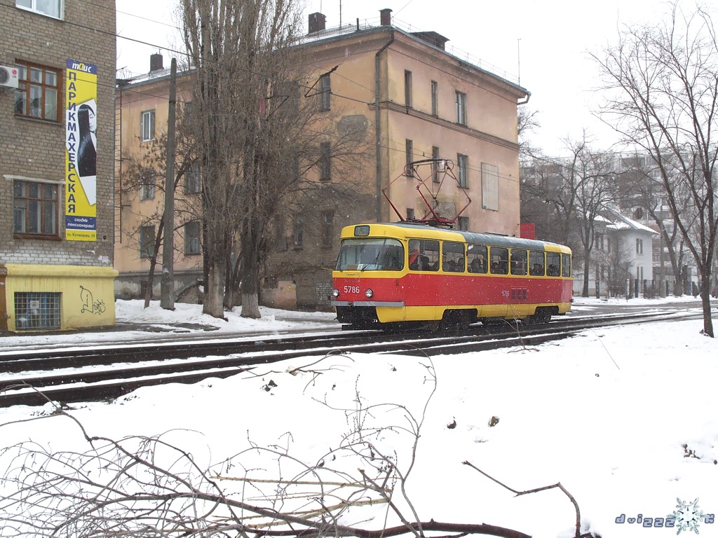 Волгоград, Tatra T3SU (двухдверная) № 5786