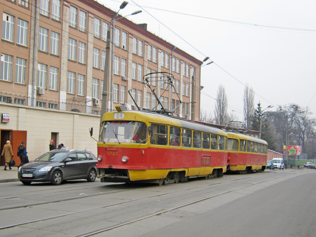 Киев, Tatra T3SU № 5727