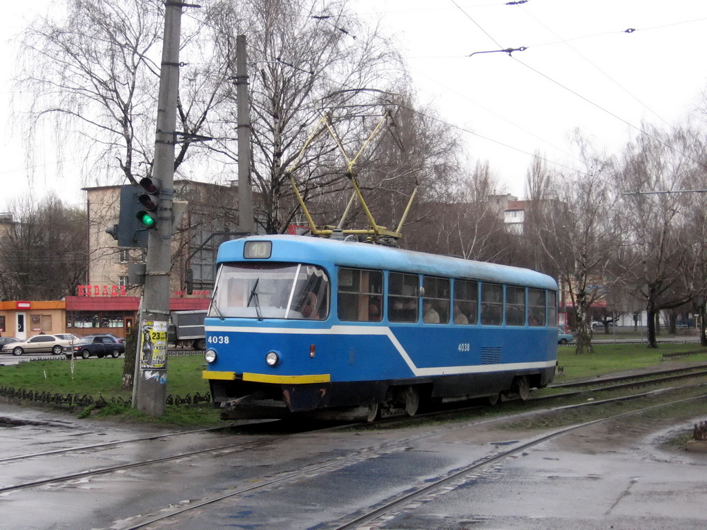 Одесса, Tatra T3R.P № 4038