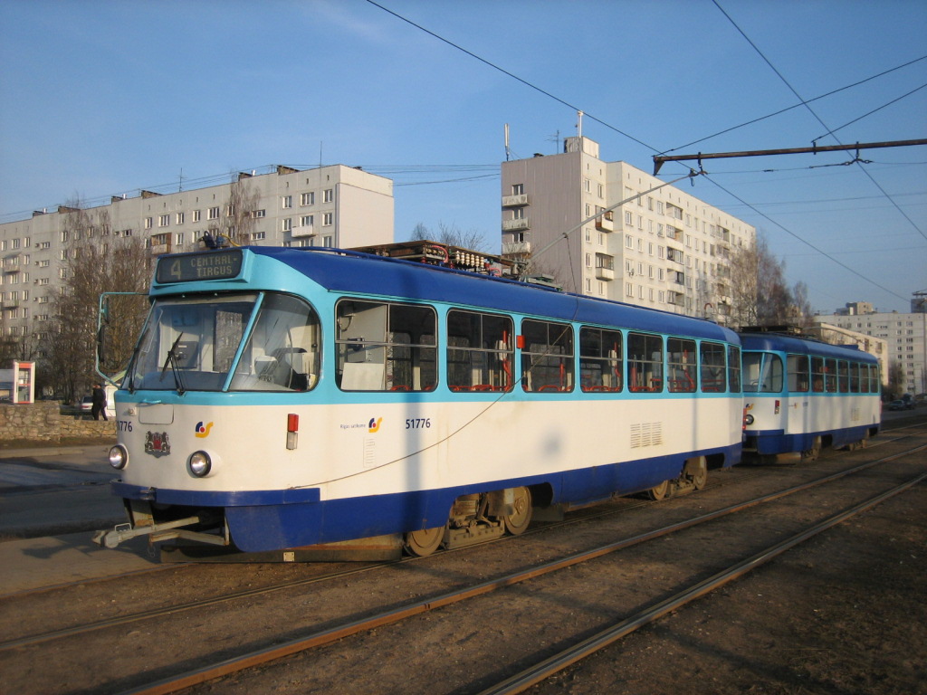 Рига, Tatra T3A № 51776